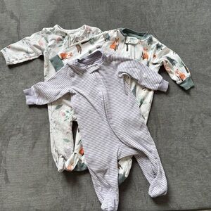Little Planet Organic Baby Pajamas 3-Piece Bundle 6 Months Organic Cotton